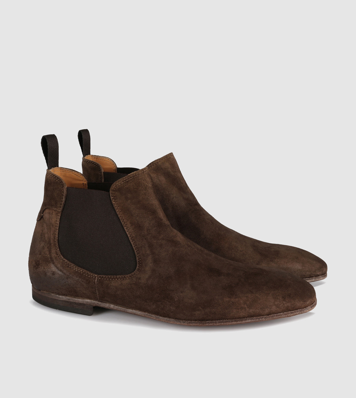 BROWN SUEDE CHELSEA BOOT